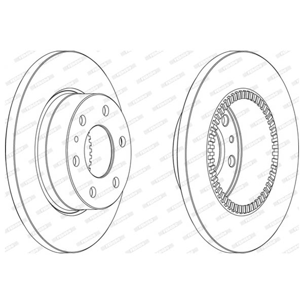 Disco freno VAN X1 FERODO FCR316A (venduto singolarmente)