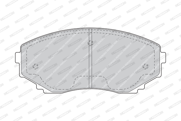 Pastiglie freno lv FERODO FDB1445