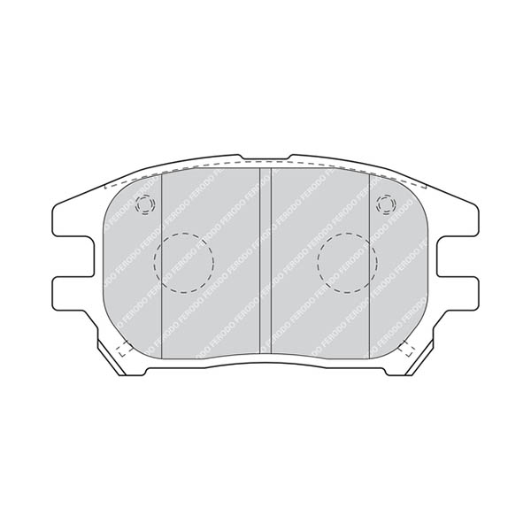 Pastiglie freno lv FERODO FDB1697