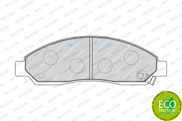 Pastiglie freno lv FERODO FDB1816