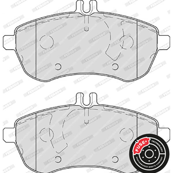 Pastiglie freno lv FERODO FDB4199