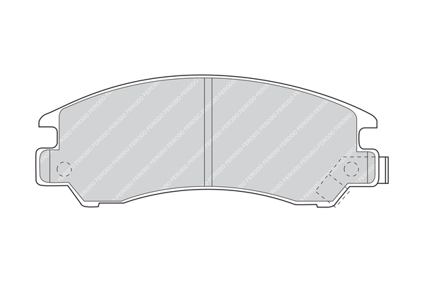 Pastiglie freno lv FERODO FDB489