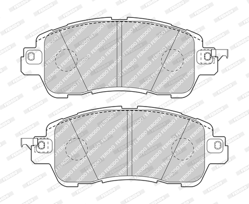 Pastiglie freno lv FERODO FDB5015