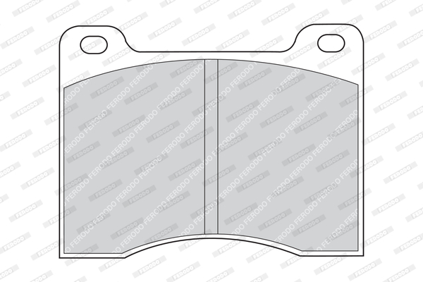 Pastiglie freno lv FERODO FDB990