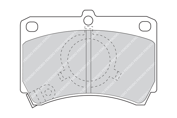 Pastiglie freno lv FERODO FDB993