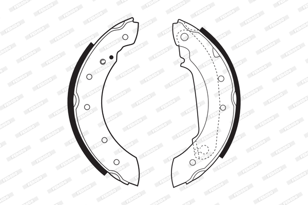 Ganasce freno FERODO FSB330