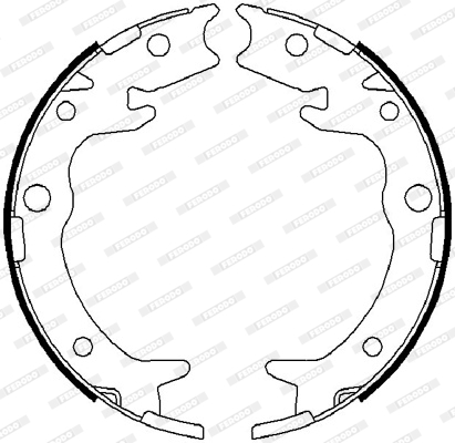 Ganasce freno FERODO FSB4019
