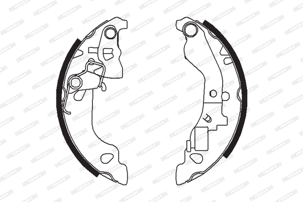 Ganasce freno FERODO FSB602