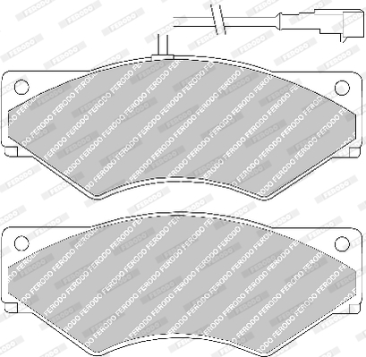 Pastiglie freno van FERODO FVR1350