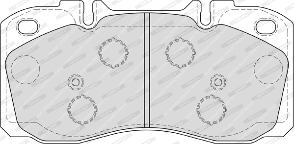 Pastiglie freno van FERODO FVR4038