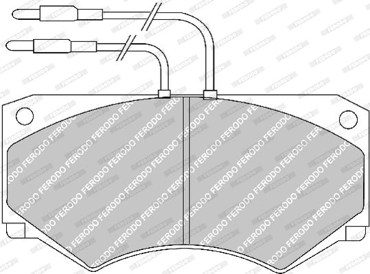 Pastiglie freno van FERODO FVR492