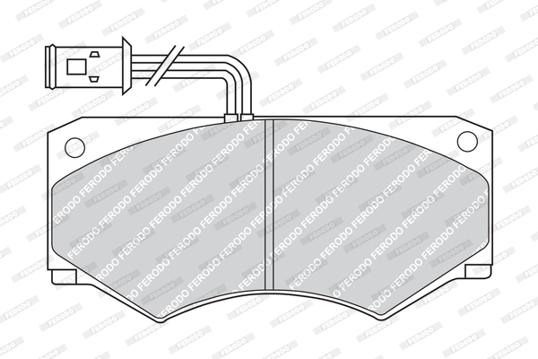 Pastiglie freno van FERODO FVR516