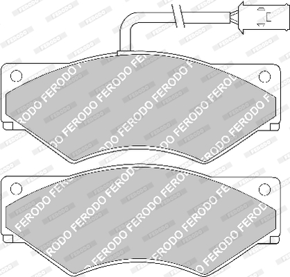 Pastiglie freno van FERODO FVR852