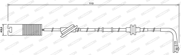 Spie freno FERODO FWI284