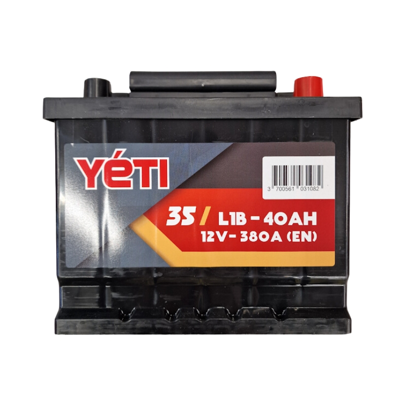 YETI - Batteria auto 12V 40AMP 380A 5 L1B (n°35)