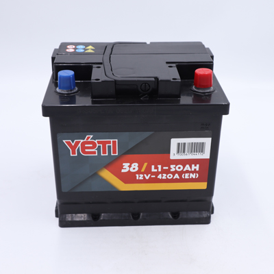 YETI - Batteria auto 12V 50AH 420A L1 (n°38) - Carter-Cash
